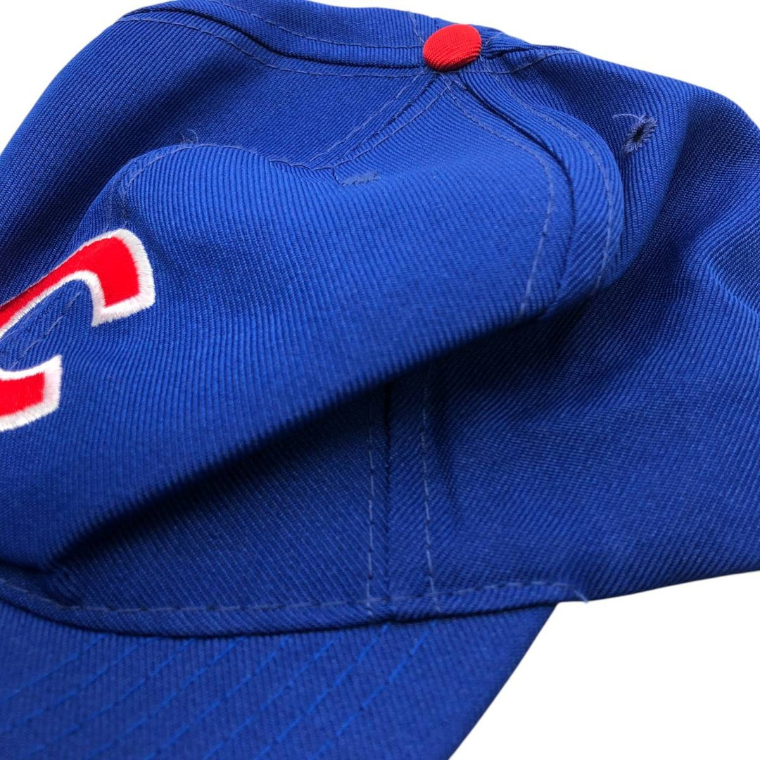 AMERICAN NEEDLE MLB CHICAGO CUBS Baseball Cap, One Size Fits Most polyester blue type Vintage Second Hand