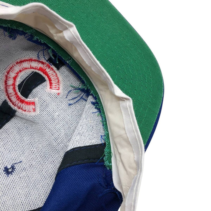 AMERICAN NEEDLE MLB CHICAGO CUBS Baseball Cap, One Size Fits Most polyester blue type Vintage Second Hand