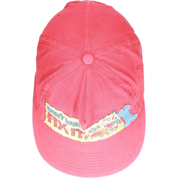 Baseball cap, free size cotton red type Vintage Second Hand