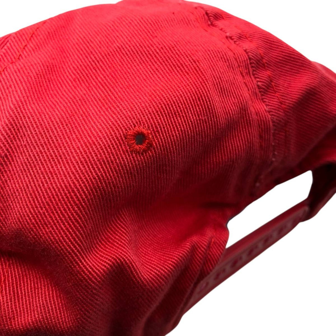Baseball cap, free size cotton red type Vintage Second Hand