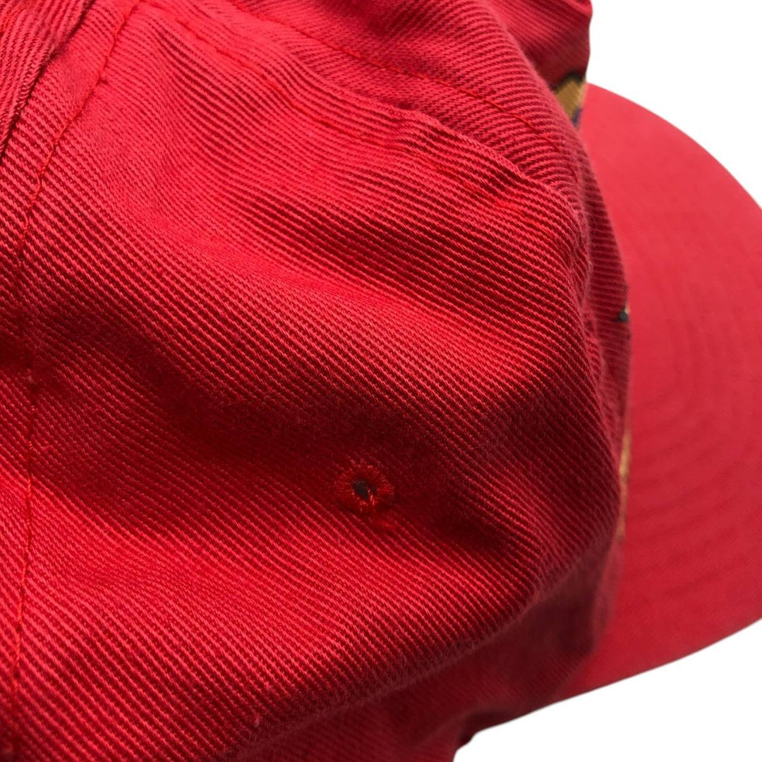 Baseball cap, free size cotton red type Vintage Second Hand