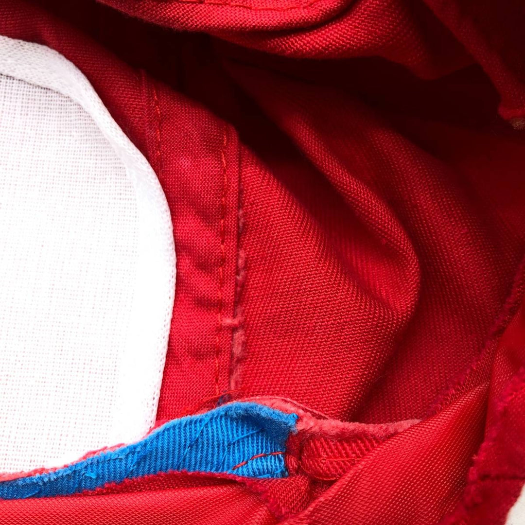 Baseball cap, free size cotton red type Vintage Second Hand