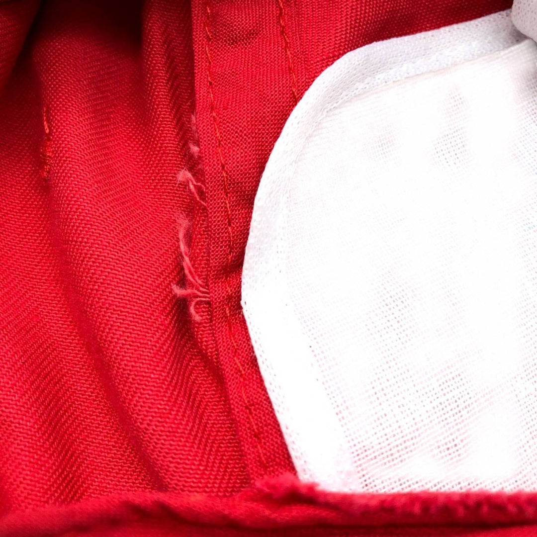 Baseball cap, free size cotton red type Vintage Second Hand