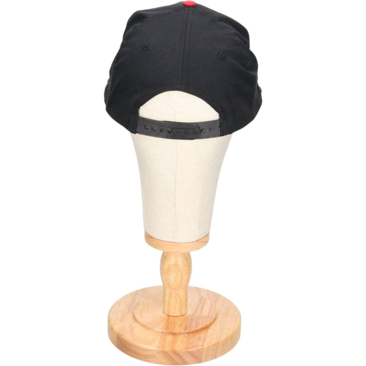 Vintage 90'S AJM Jordan Electric Two-Tone Advertising Baseball Cap, One Size Fits Most polyester black type Vintage Second Hand