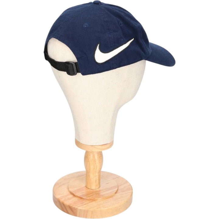 90'S Nike Baseball Cap, Free Size, Vintage cotton navy blue type Vintage Second Hand