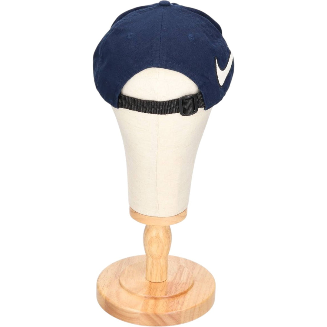 90'S Nike Baseball Cap, Free Size, Vintage cotton navy blue type Vintage Second Hand