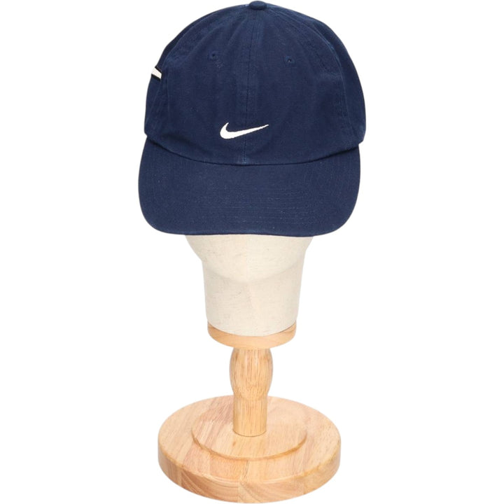 90'S Nike Baseball Cap, Free Size, Vintage cotton navy blue type Vintage Second Hand