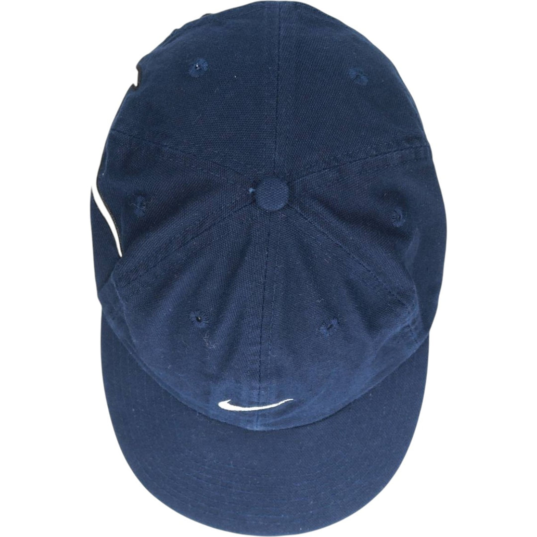 90'S Nike Baseball Cap, Free Size, Vintage cotton navy blue type Vintage Second Hand