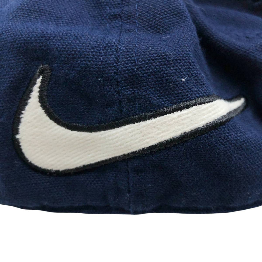 90'S Nike Baseball Cap, Free Size, Vintage cotton navy blue type Vintage Second Hand