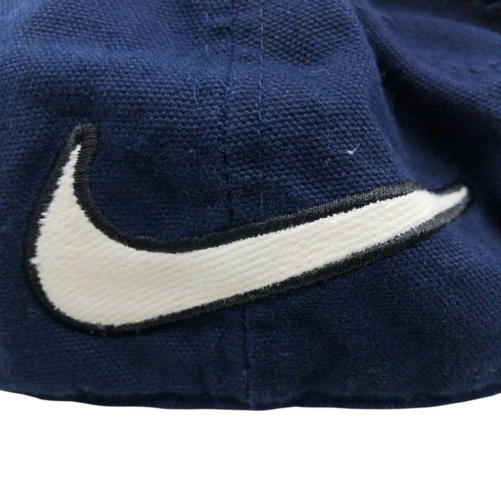 90'S Nike Baseball Cap, Free Size, Vintage cotton navy blue type Vintage Second Hand