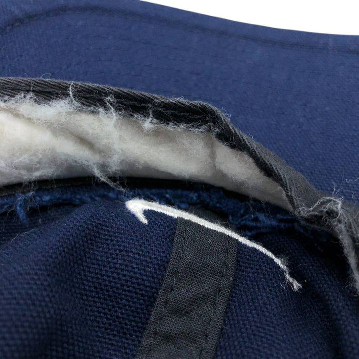 90'S Nike Baseball Cap, Free Size, Vintage cotton navy blue type Vintage Second Hand