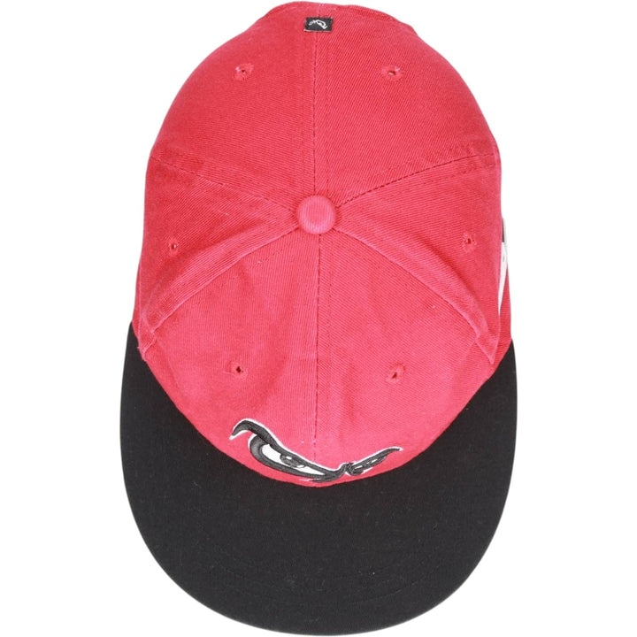 NO FEAR Two-Tone 6-Panel Cap (One Size Fits Most) acrylic red type Vintage Second Hand