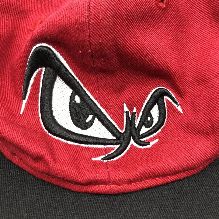 NO FEAR Two-Tone 6-Panel Cap (One Size Fits Most) acrylic red type Vintage Second Hand