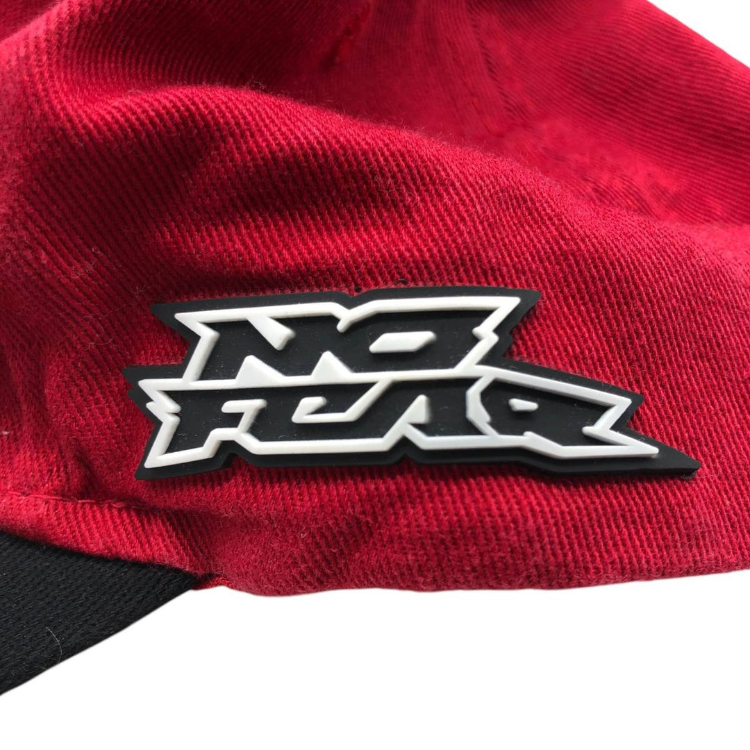 NO FEAR Two-Tone 6-Panel Cap (One Size Fits Most) acrylic red type Vintage Second Hand