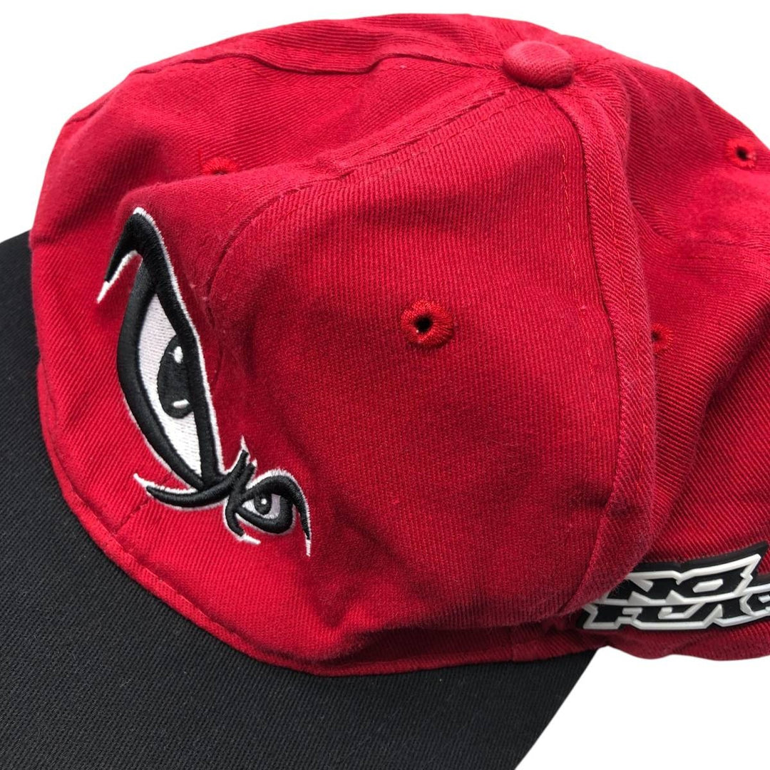 NO FEAR Two-Tone 6-Panel Cap (One Size Fits Most) acrylic red type Vintage Second Hand