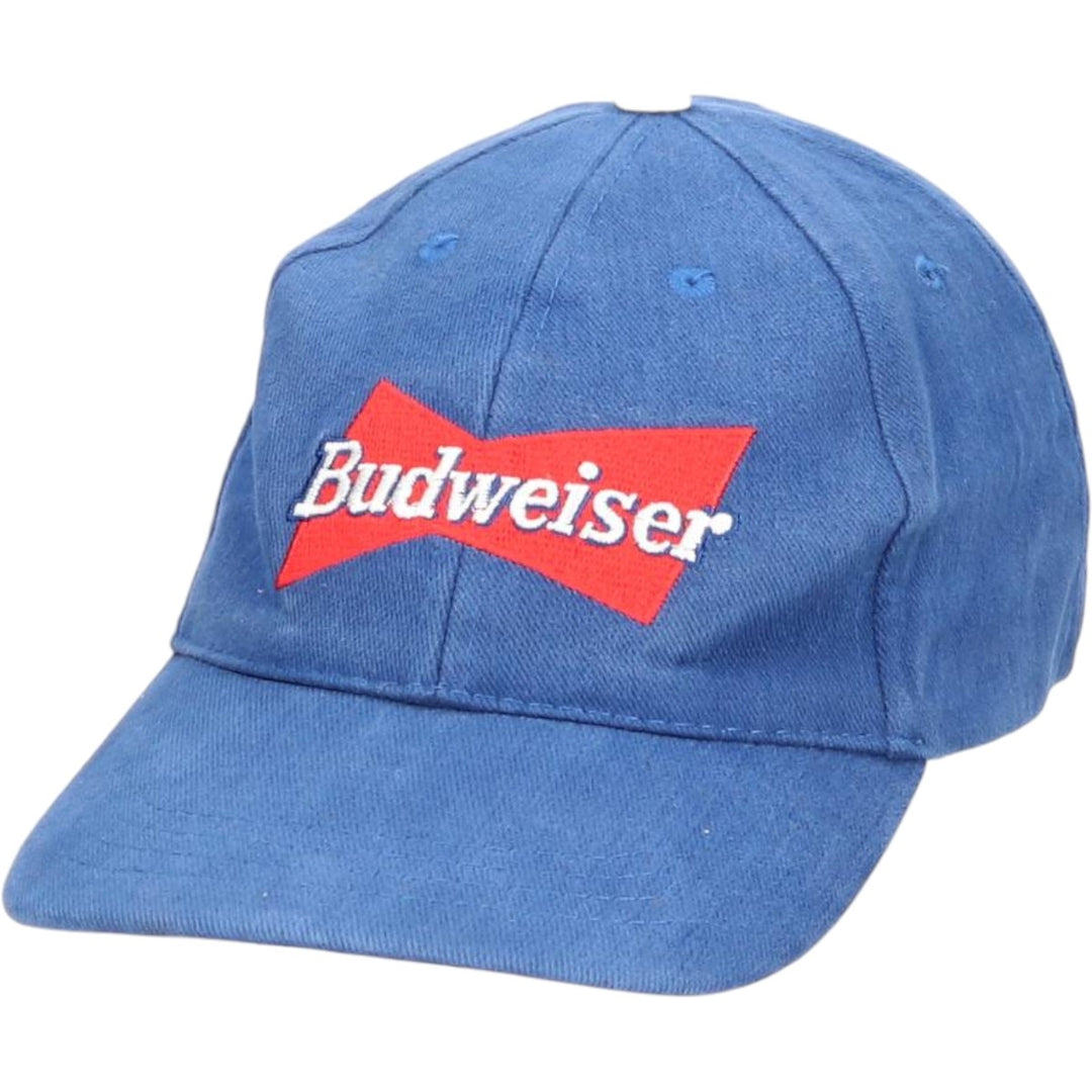 Vintage 90'S Budweiser baseball cap, one size fits all cotton blue type Vintage Second Hand