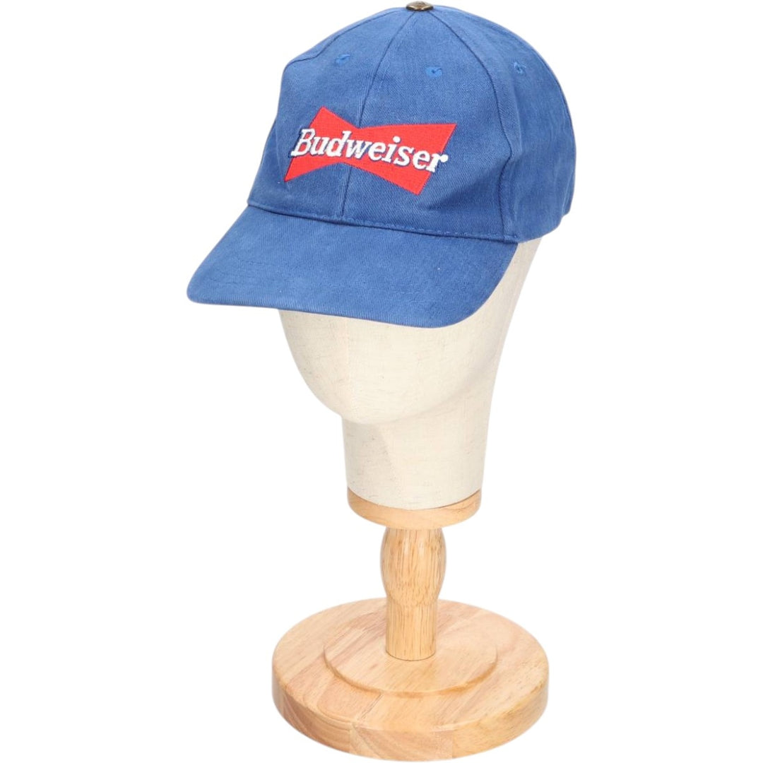 Vintage 90'S Budweiser baseball cap, one size fits all cotton blue type Vintage Second Hand