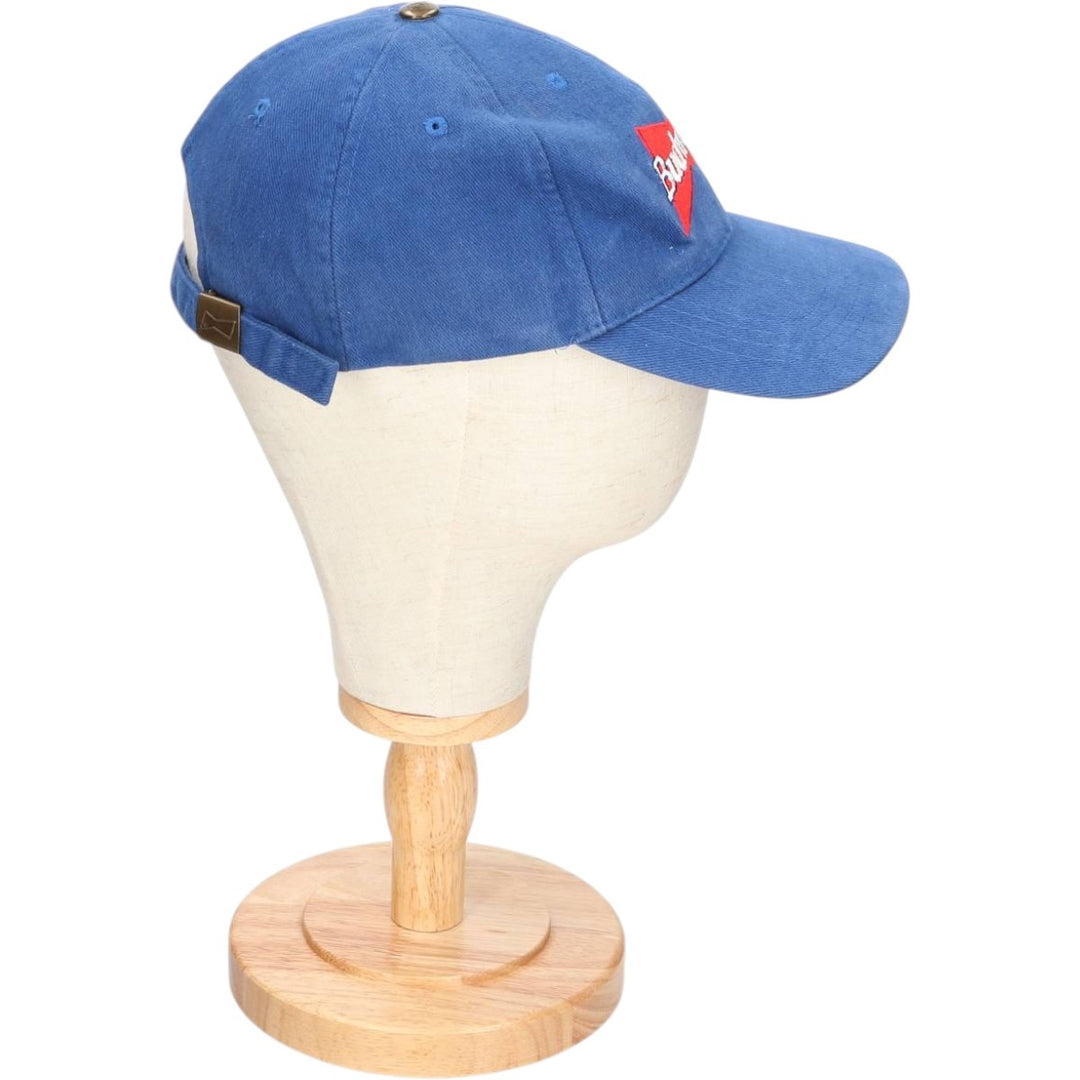Vintage 90'S Budweiser baseball cap, one size fits all cotton blue type Vintage Second Hand