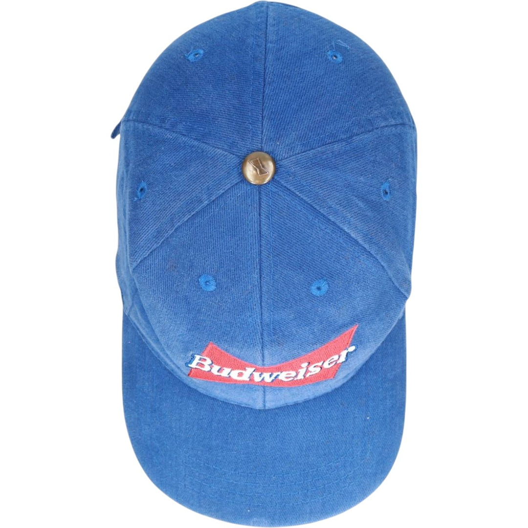 Vintage 90'S Budweiser baseball cap, one size fits all cotton blue type Vintage Second Hand