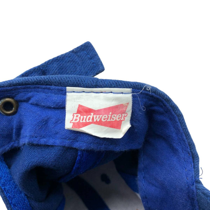 Vintage 90'S Budweiser baseball cap, one size fits all cotton blue type Vintage Second Hand
