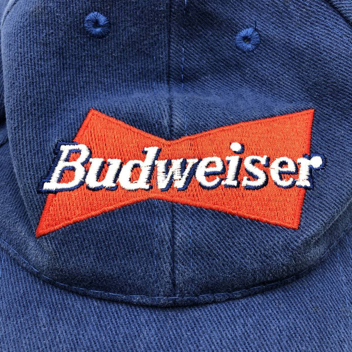 Vintage 90'S Budweiser baseball cap, one size fits all cotton blue type Vintage Second Hand