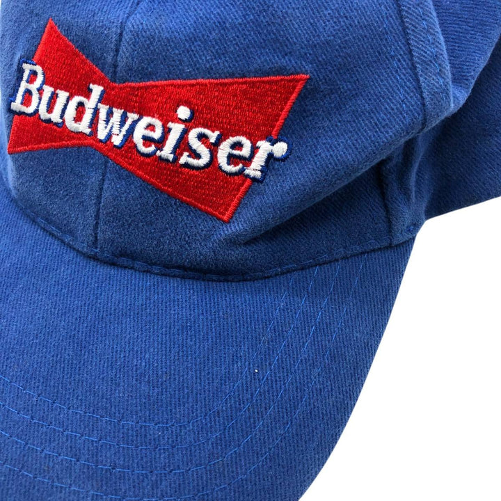 Vintage 90'S Budweiser baseball cap, one size fits all cotton blue type Vintage Second Hand