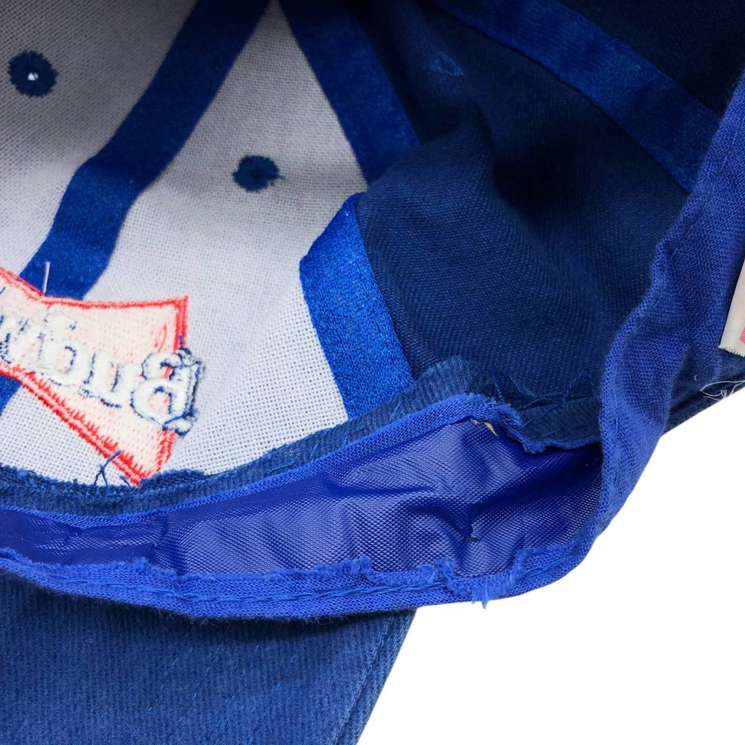 Vintage 90'S Budweiser baseball cap, one size fits all cotton blue type Vintage Second Hand