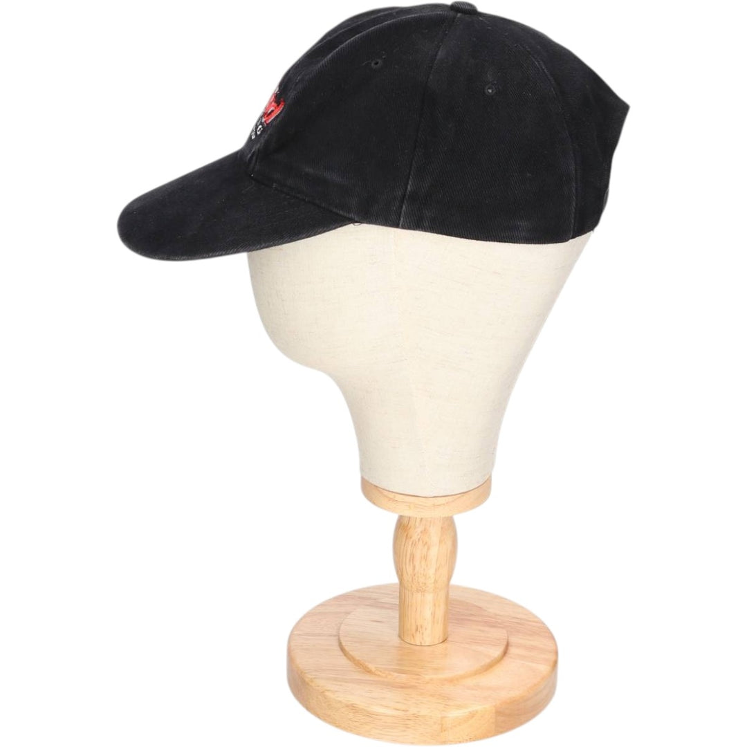 Vintage 90'S Budweiser Advertising Racing Cap, One Size Fits All cotton black type Vintage Second Hand