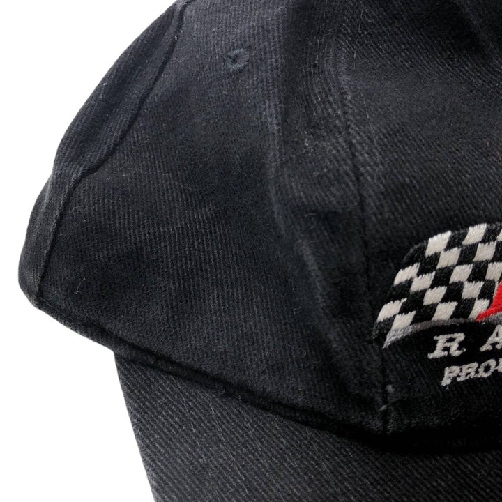 Vintage 90'S Budweiser Advertising Racing Cap, One Size Fits All cotton black type Vintage Second Hand