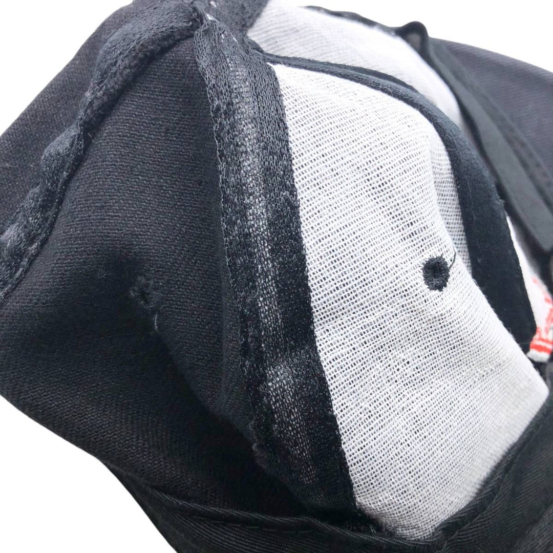 Vintage 90'S Budweiser Advertising Racing Cap, One Size Fits All cotton black type Vintage Second Hand