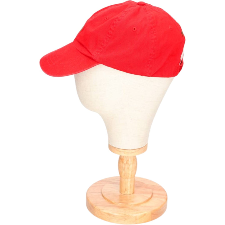 Ralph Lauren POLO by Ralph Lauren Baseball Cap, 6-Panel Cap, One Size Fits Most cotton red type Vintage Second Hand