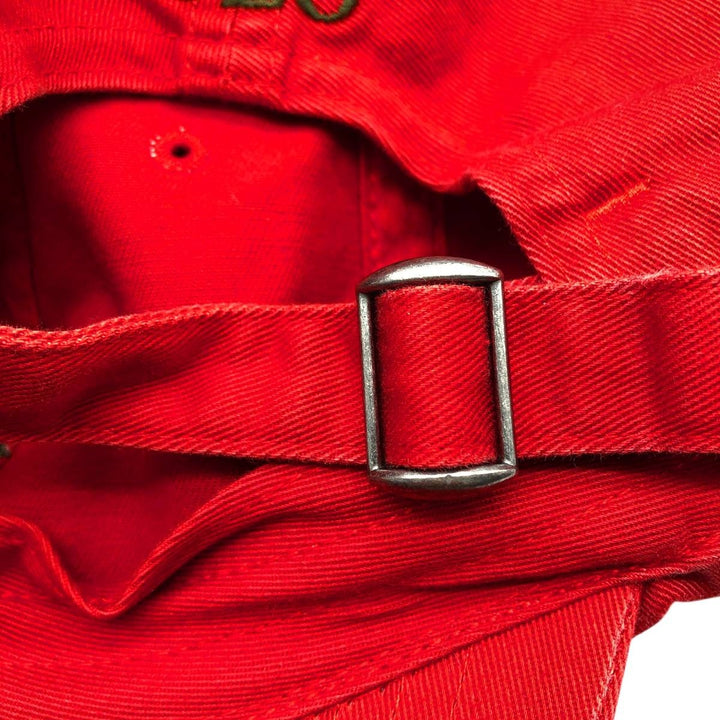 Ralph Lauren POLO by Ralph Lauren Baseball Cap, 6-Panel Cap, One Size Fits Most cotton red type Vintage Second Hand
