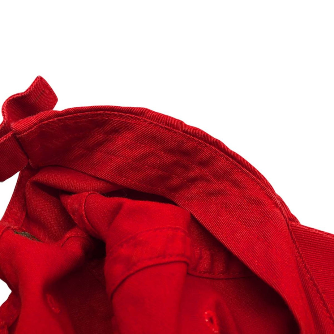 Ralph Lauren POLO by Ralph Lauren Baseball Cap, 6-Panel Cap, One Size Fits Most cotton red type Vintage Second Hand