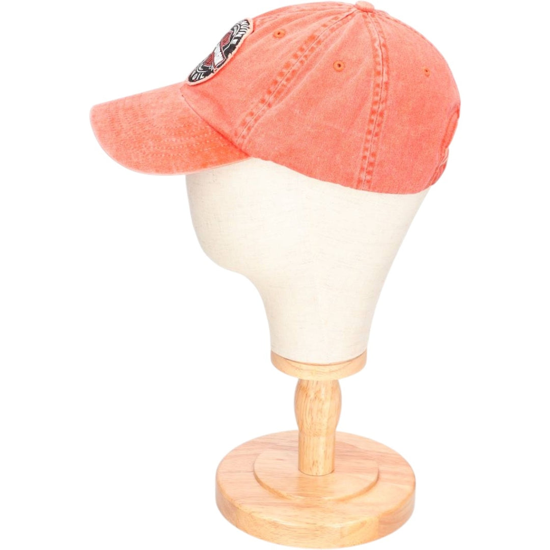 Harley-Davidson 6-Panel Baseball Cap, One Size Fits Most cotton orange type Vintage Second Hand