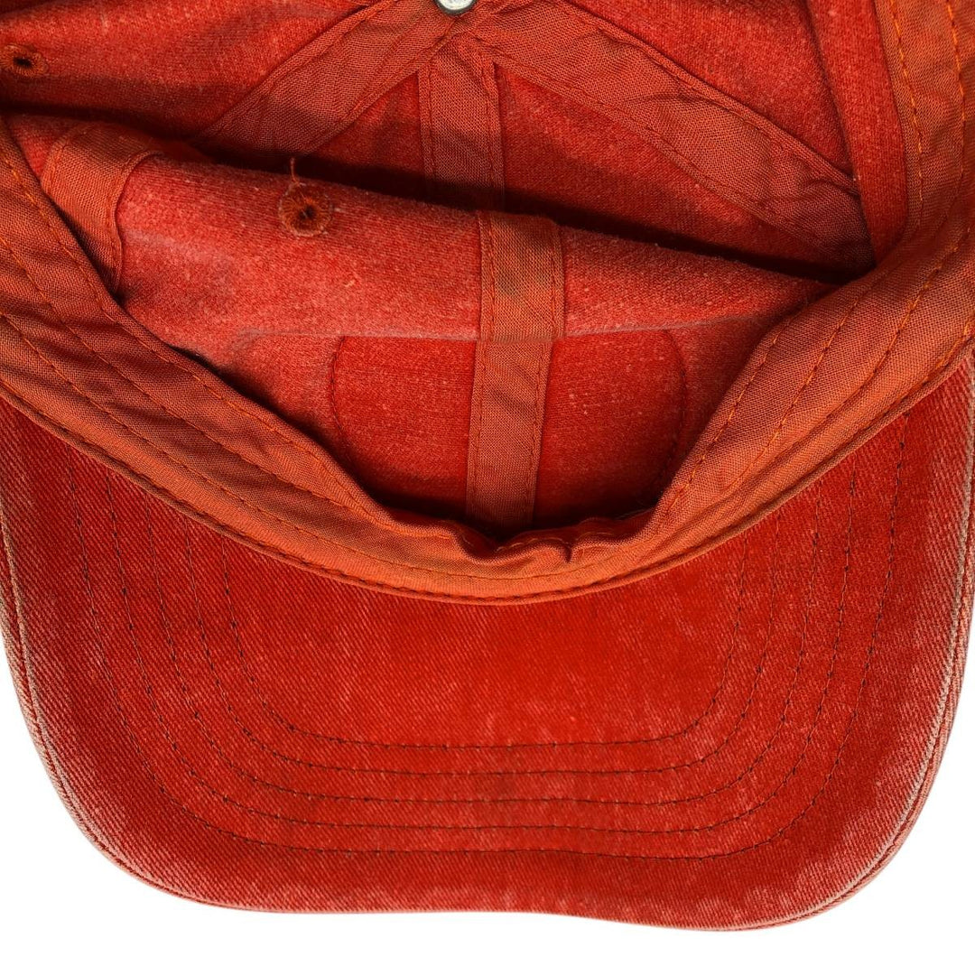 Harley-Davidson 6-Panel Baseball Cap, One Size Fits Most cotton orange type Vintage Second Hand