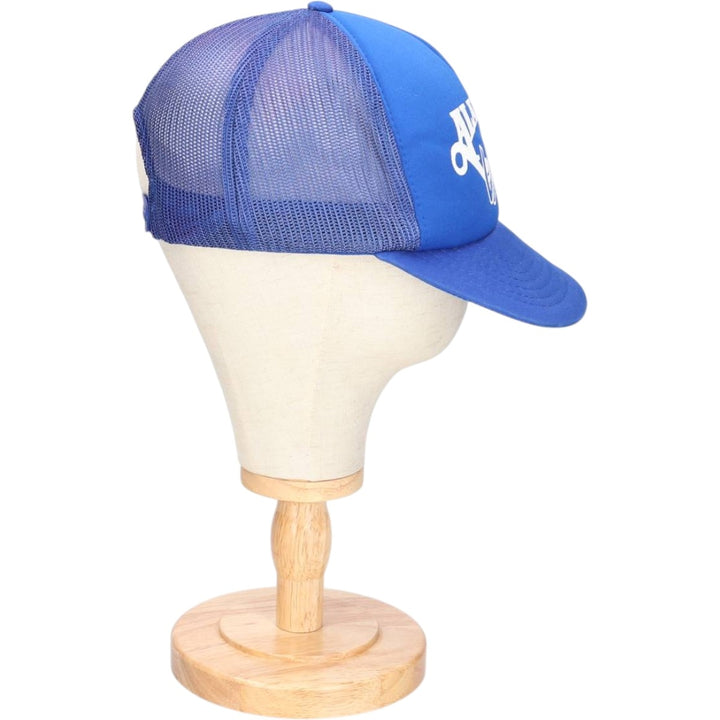 Vintage 1980'S Youpon Alabama Band Mesh Cap, One Size Fits Most cotton blue type Vintage Second Hand