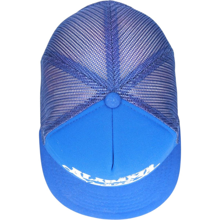 Vintage 1980'S Youpon Alabama Band Mesh Cap, One Size Fits Most cotton blue type Vintage Second Hand