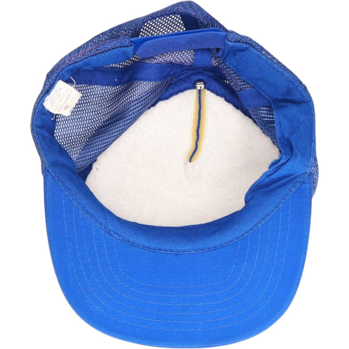 Vintage 1980'S Youpon Alabama Band Mesh Cap, One Size Fits Most cotton blue type Vintage Second Hand
