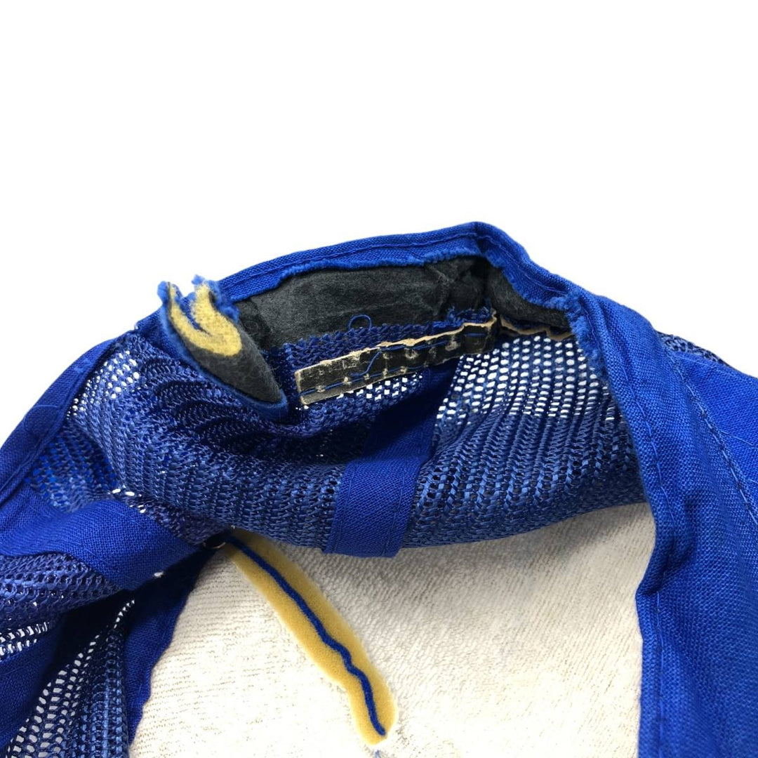 Vintage 1980'S Youpon Alabama Band Mesh Cap, One Size Fits Most cotton blue type Vintage Second Hand