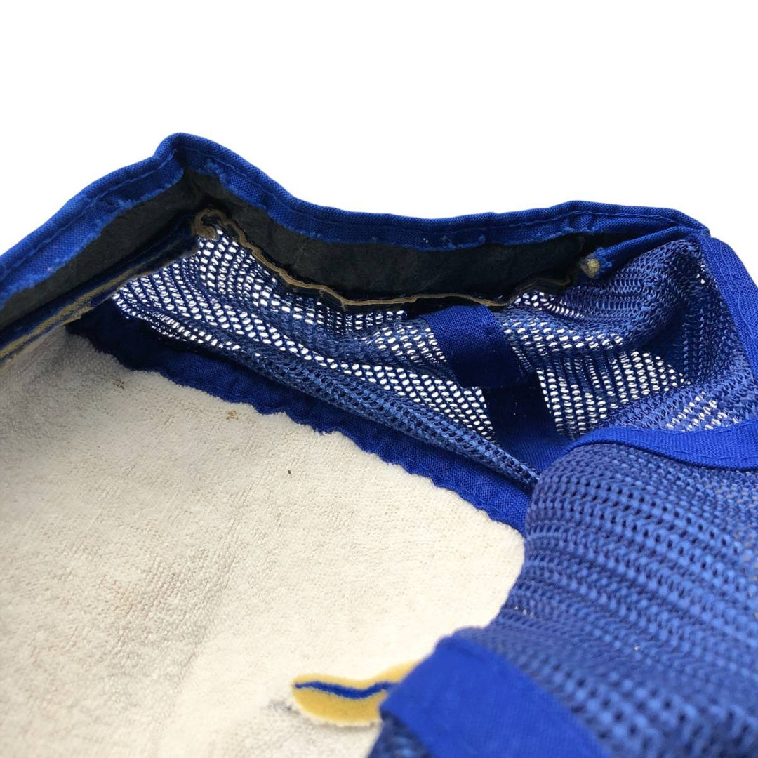 Vintage 1980'S Youpon Alabama Band Mesh Cap, One Size Fits Most cotton blue type Vintage Second Hand