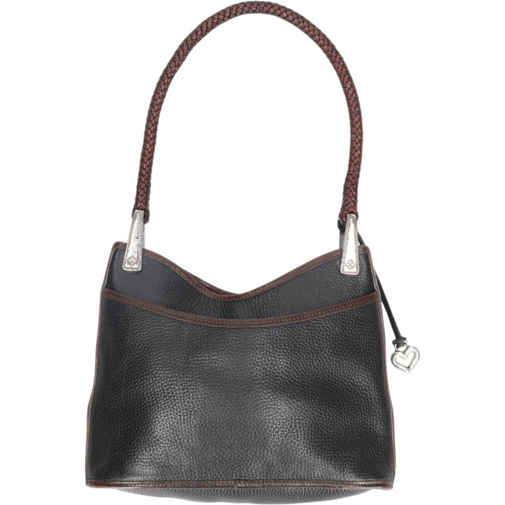 Brighton handbag genuine leather black type Vintage Second Hand