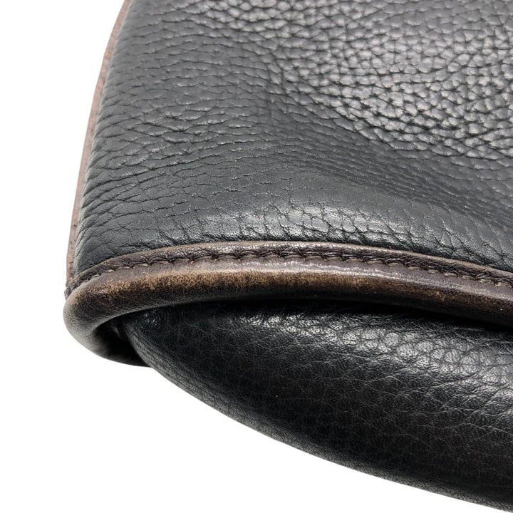 Brighton handbag genuine leather black type Vintage Second Hand