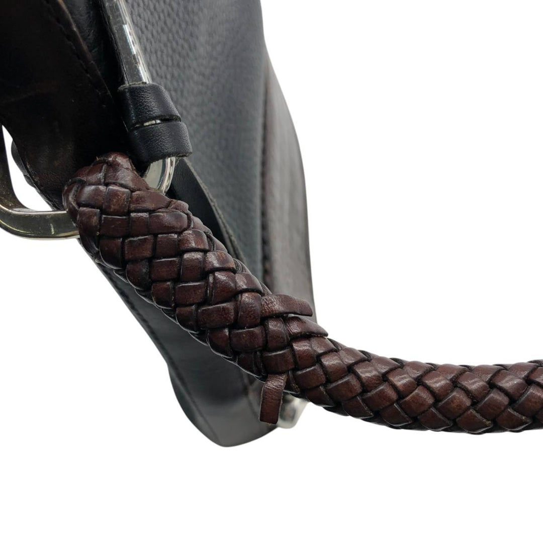 Brighton handbag genuine leather black type Vintage Second Hand