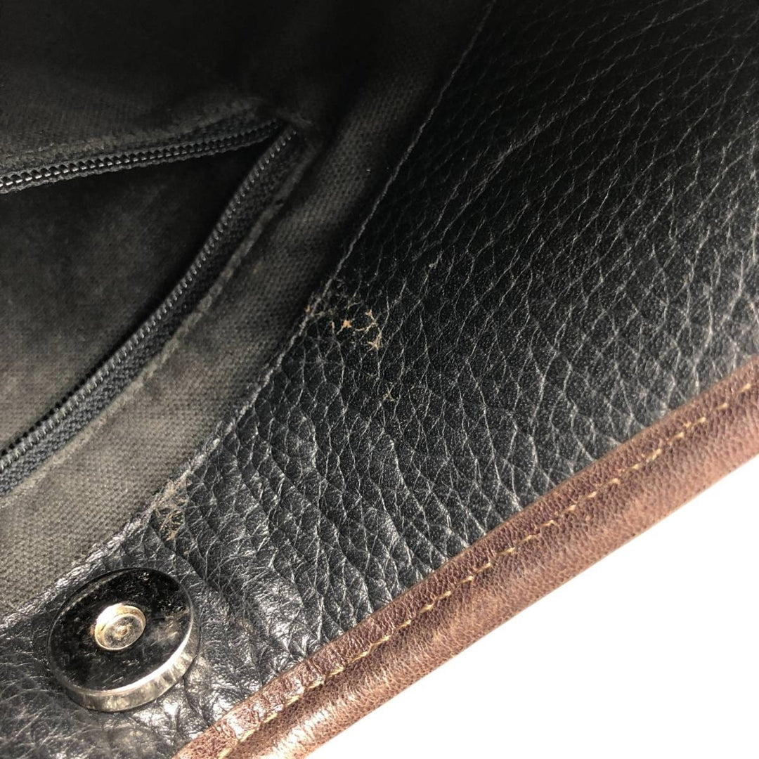 Brighton handbag genuine leather black type Vintage Second Hand