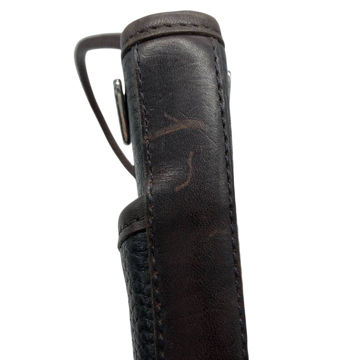 Brighton handbag genuine leather black type Vintage Second Hand