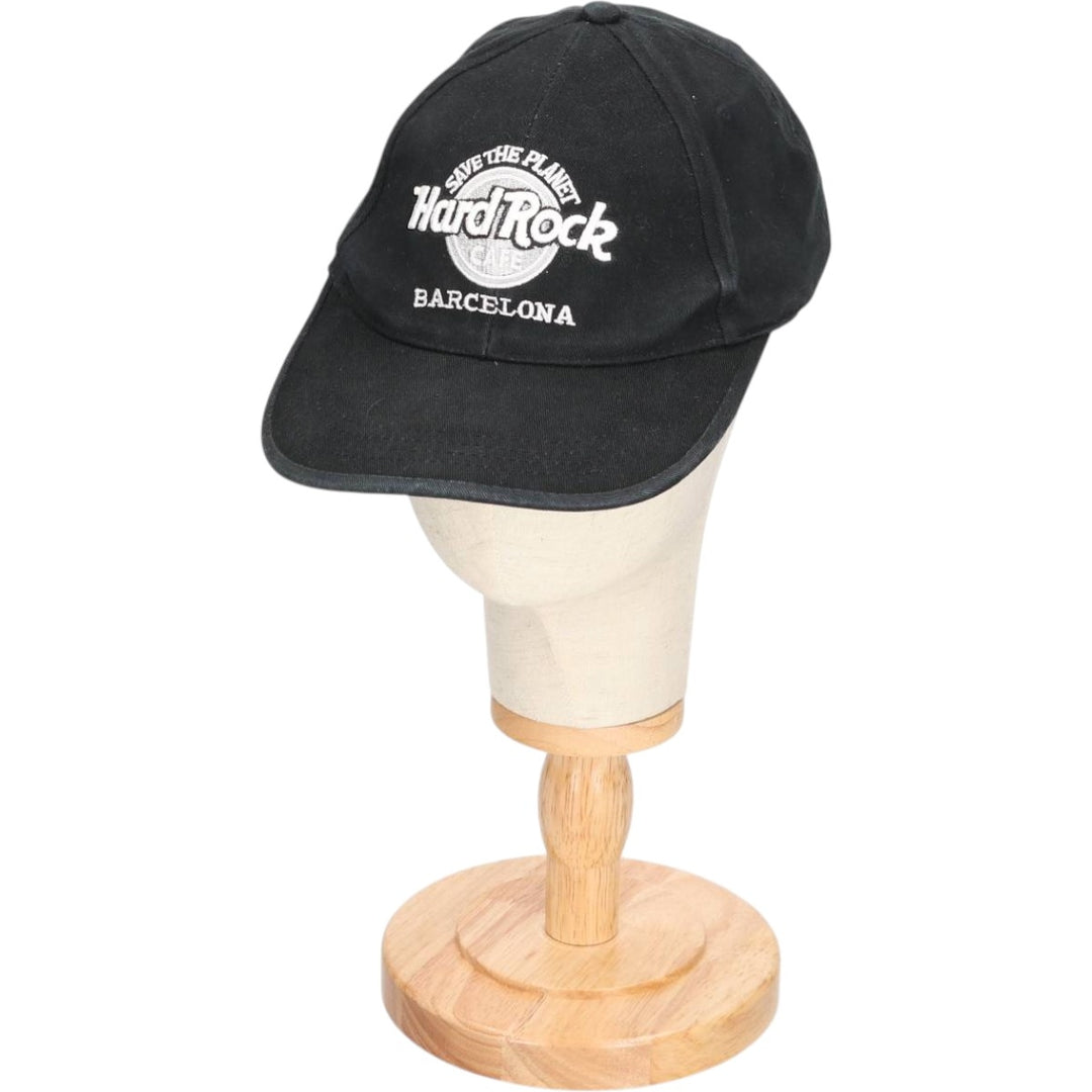 HARD ROCK CAFE Baseball Cap (Free Size) cotton black type Vintage Second Hand