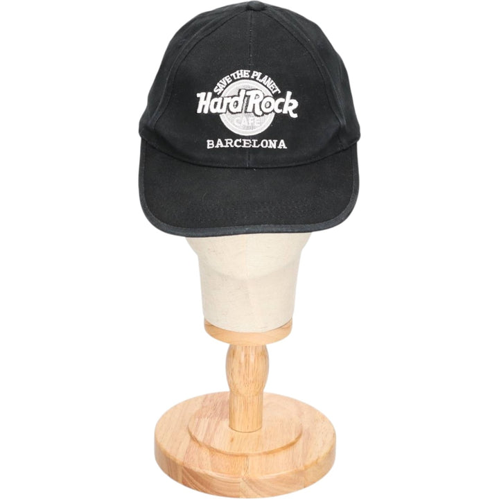 HARD ROCK CAFE Baseball Cap (Free Size) cotton black type Vintage Second Hand