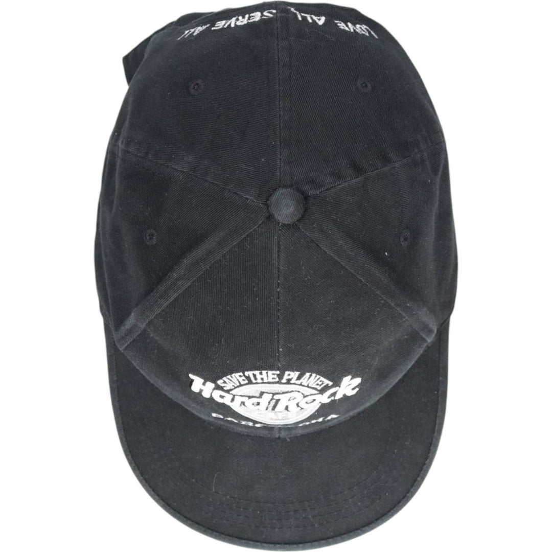 HARD ROCK CAFE Baseball Cap (Free Size) cotton black type Vintage Second Hand
