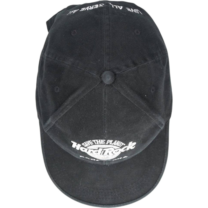 HARD ROCK CAFE Baseball Cap (Free Size) cotton black type Vintage Second Hand