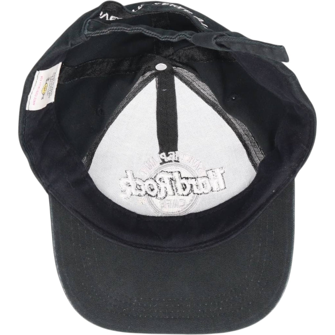 HARD ROCK CAFE Baseball Cap (Free Size) cotton black type Vintage Second Hand